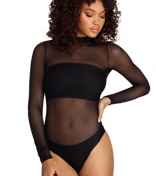 Show Me The Way Mesh Bodysuit is a trendy pick to create 2023 festival outfits, festival dresses, outfits for concerts or raves, and complete your best party outfits!