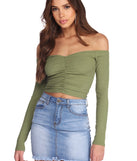 Ruched And Ready Crop Top