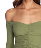 Ruched And Ready Crop Top