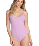 Lace Up Back Bodysuit