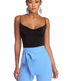 Draped In Style Bodysuit