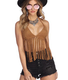 With fun and flirty details, Festive In Fringe Bralette shows off your unique style for a trendy outfit for the summer season!