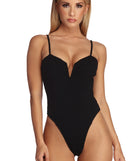 With fun and flirty details, Gettin' Knit Sleeveless Bodysuit shows off your unique style for a trendy outfit for the summer season!