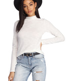 Let's Get Knit Long Sleeve Top