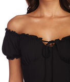 With fun and flirty details, Keeping Knit Fab Crop Top shows off your unique style for a trendy outfit for the summer season!