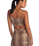 Set Me Up In Snake Top for 2022 festival outfits, festival dress, outfits for raves, concert outfits, and/or club outfits