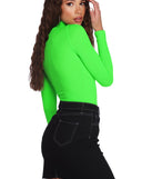 Electric Zone Neon Turtleneck