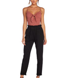 With fun and flirty details, Knot A Basic Crop Top shows off your unique style for a trendy outfit for the summer season!