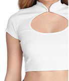 Staying Ahead Knit Crop Top