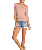 With fun and flirty details, On Deck Ruched Knit Top shows off your unique style for a trendy outfit for the summer season!