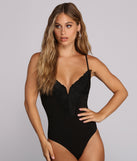 With fun and flirty details, Elevated Essential Lace Bodysuit shows off your unique style for a trendy outfit for the summer season!