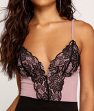 With fun and flirty details, Exquisite In Lace Bodysuit shows off your unique style for a trendy outfit for the summer season!