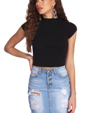 With fun and flirty details, Get Knit Right Crop Top shows off your unique style for a trendy outfit for the summer season!