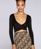 With fun and flirty details, Cross My Heart Crop Top shows off your unique style for a trendy outfit for the summer season!