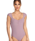 With fun and flirty details, Ruched Cutie Knit Bodysuit shows off your unique style for a trendy outfit for the summer season!