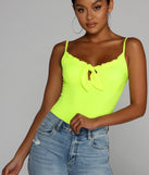 With fun and flirty details, Gorgeous Glow Ruffle Bodysuit shows off your unique style for a trendy outfit for the summer season!