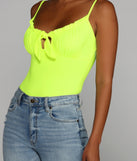 With fun and flirty details, Gorgeous Glow Ruffle Bodysuit shows off your unique style for a trendy outfit for the summer season!