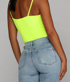 With fun and flirty details, Gorgeous Glow Ruffle Bodysuit shows off your unique style for a trendy outfit for the summer season!