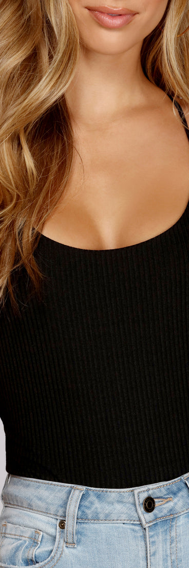 With fun and flirty details, Twist Back Knit Bodysuit shows off your unique style for a trendy outfit for the summer season!