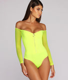 Zip In The Bud Bodysuit
