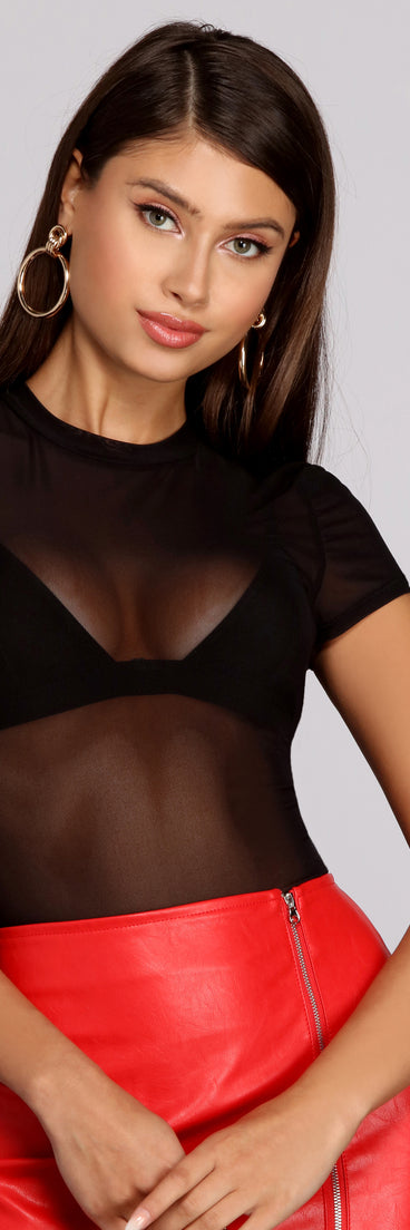 In The Sheer Bodysuit