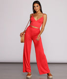 With fun and flirty details, Keeping Knit Sassy Crop Top shows off your unique style for a trendy outfit for the summer season!