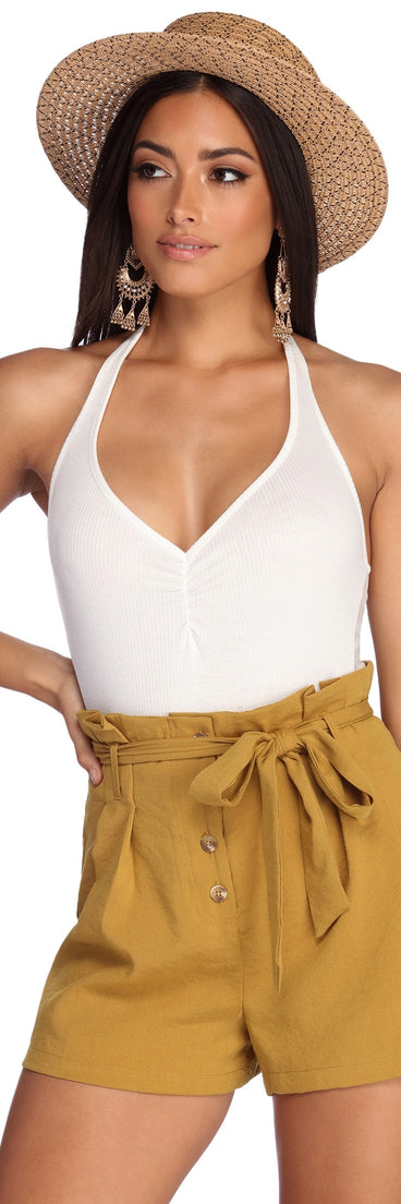 I Want it Plunging Bodysuit