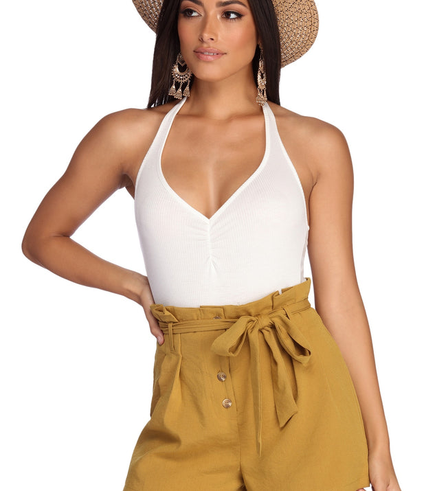 I Want it Plunging Bodysuit