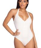 I Want it Plunging Bodysuit
