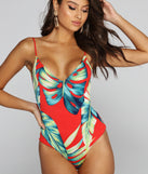 With fun and flirty details, Trip To The Tropics Bodysuit shows off your unique style for a trendy outfit for the summer season!