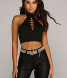 With fun and flirty details, On The Climb Halter Top shows off your unique style for a trendy outfit for the summer season!