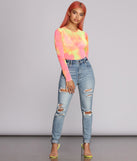 With fun and flirty details, To Dye For Bodysuit shows off your unique style for a trendy outfit for the summer season!