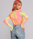 With fun and flirty details, To Dye For Bodysuit shows off your unique style for a trendy outfit for the summer season!