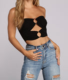 Two Ring Ribbed Tube Top
