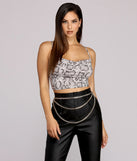Stunning Tie-Back Top