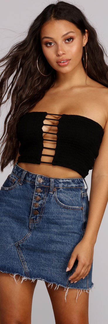 Ladder Strap Crop Top