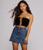 Ladder Strap Crop Top