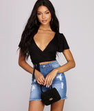 Stay Fly Flutter Sleeve Top