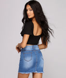 Stay Fly Flutter Sleeve Top