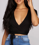 Stay Fly Flutter Sleeve Top