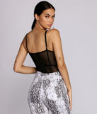 With The Bandage Mesh Bodysuit for 2022 festival outfits, festival dress, outfits for raves, concert outfits, and/or club outfits