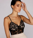 Time And Lace Bodysuit helps create the best bachelorette party outfit or the bride's sultry bachelorette dress for a look that slays!