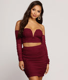 With fun and flirty details, Romantically Ruched Crop Top shows off your unique style for a trendy outfit for the summer season!