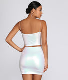 With fun and flirty details, Cosmic Cutie Crop Top shows off your unique style for a trendy outfit for the summer season!