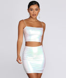 With fun and flirty details, Cosmic Cutie Crop Top shows off your unique style for a trendy outfit for the summer season!