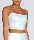 With fun and flirty details, Cosmic Cutie Crop Top shows off your unique style for a trendy outfit for the summer season!