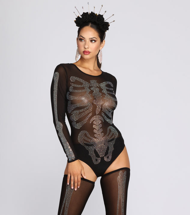 Night Of The Skeleton Bodysuit