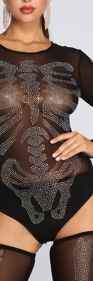 Night Of The Skeleton Bodysuit