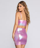 Adjustable Spaghetti Straps on Major Babe Spaghetti Strap Crop Top