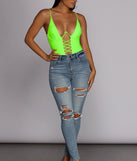With fun and flirty details, Live Underwire Lace-Up Bodysuit shows off your unique style for a trendy outfit for the summer season!